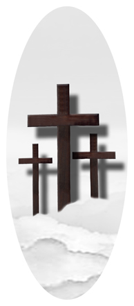 Three Crosses (Clouds) White